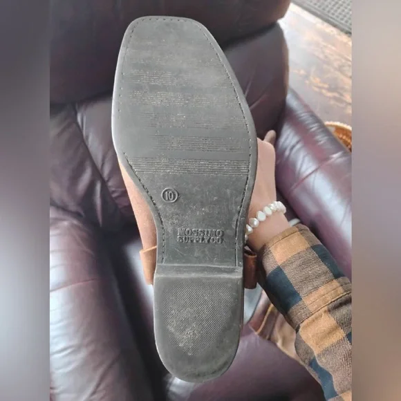 🤠MOSSIMO BROWN LEATHER BOOTS -size 10🤠 - Picture 3 of 8